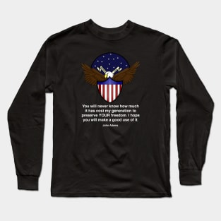 To Preserve Your Freedom (Small Design Version) Long Sleeve T-Shirt